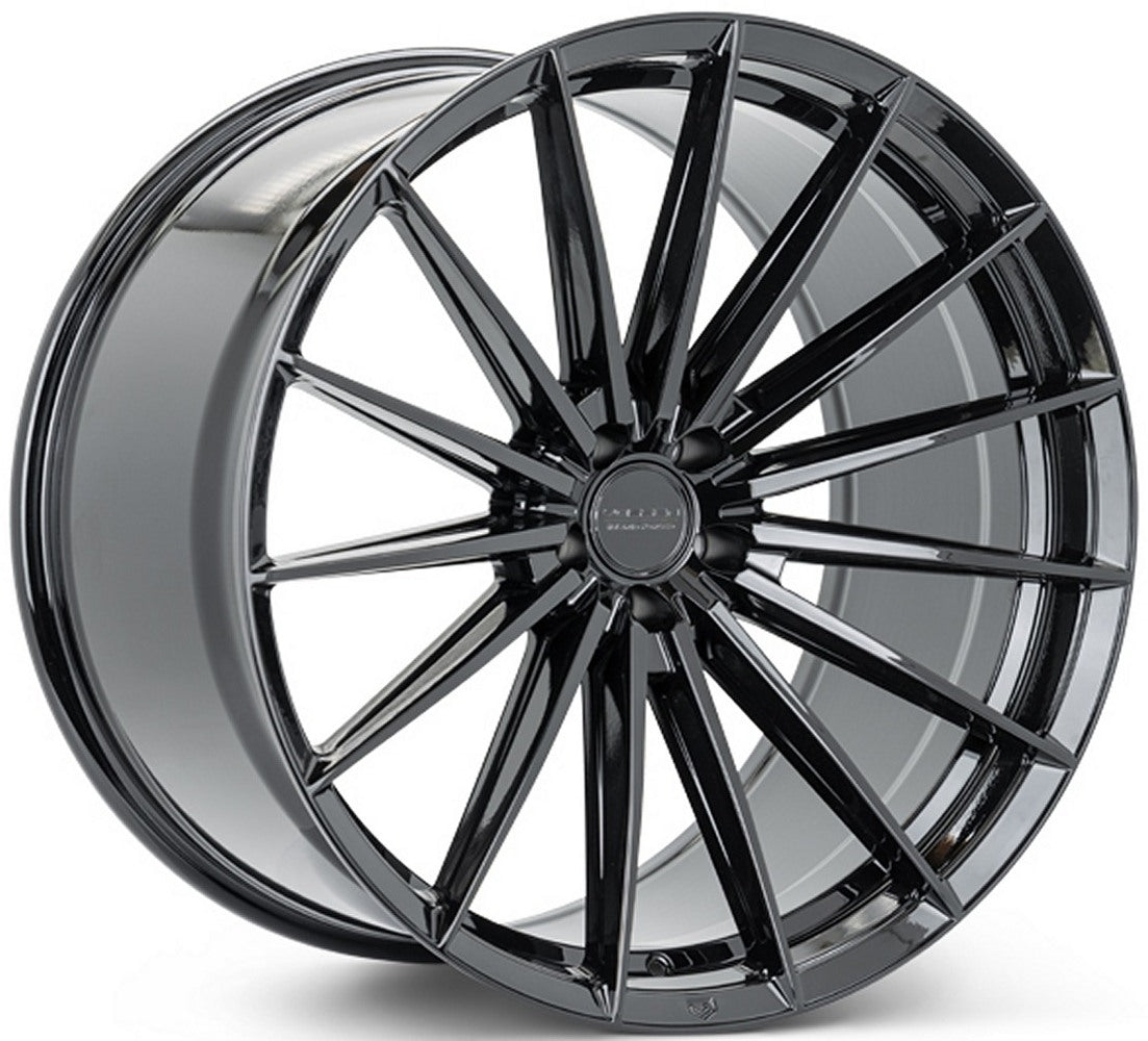 20X10.5 Vossen HFX-4 Gloss Black (5-Lug) 5x112 45mm