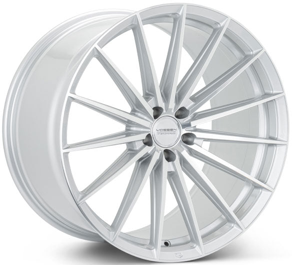 19X9.5 Vossen HFX-4 Silver Polished (5-Lug) 5x4.5/114.3 38mm