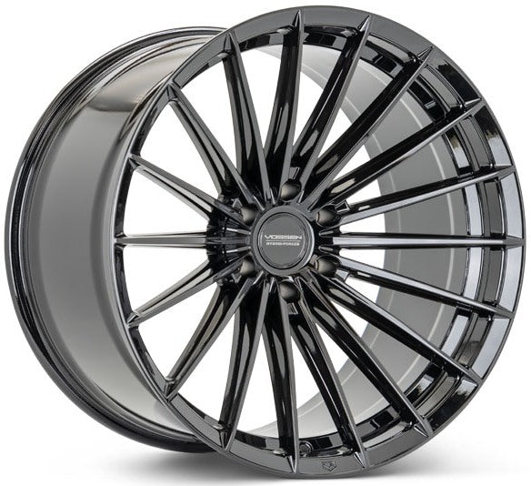 22X9.5 Vossen HFX-4 Gloss Black (6-Lug) 6x135 30mm