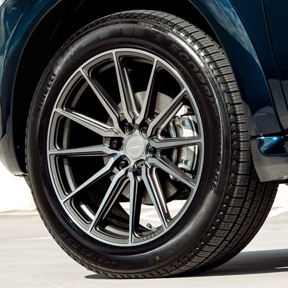 22x9.5 Vossen HF6-1 Tinted Matte Gunmetal (Hybrid Forged) (Deep Concave) 6x135 20mm - Flex Offroad