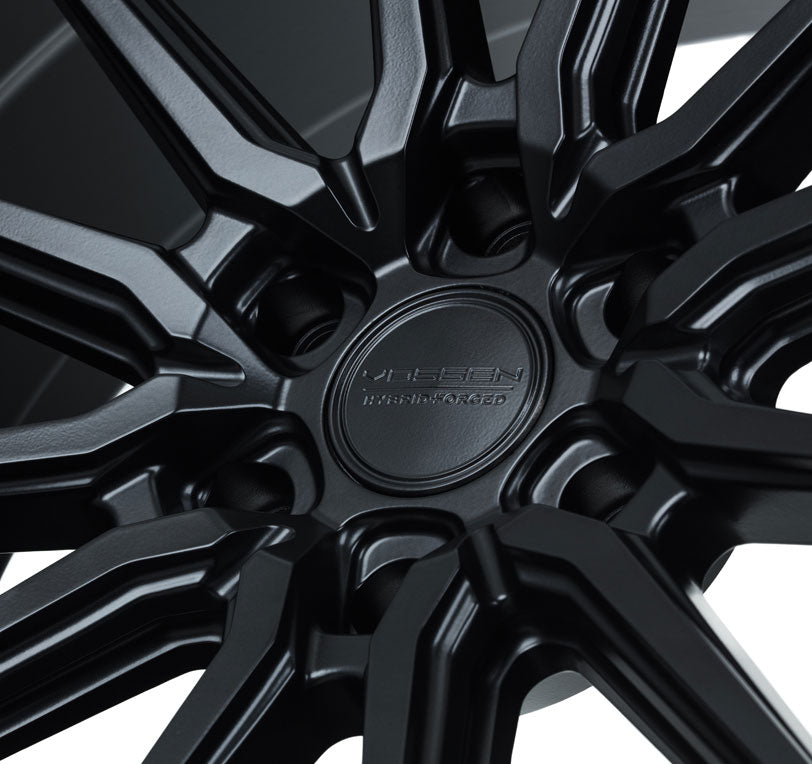 20x9.5 Vossen HF6-1 Satin Black (Hybrid Forged) (Flow Formed) (Deep Concave) 6x135 15mm - Flex Offroad