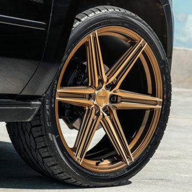 22x9.5 Vossen HF6-2 Tinted Matte Bronze (Hybrid Forged) (Deep Concave) 6x135 20mm - Flex Offroad