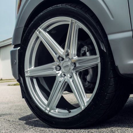 24x10 Vossen HF6-2 Silver Machined (Hybrid Forged) (Deep Concave) 6x5.5/139.7 25mm - Flex Offroad