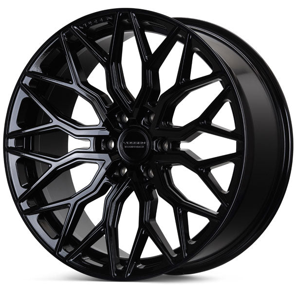20x9.5 Vossen HF6-3 Gloss Black (Hybrid Forged) (Deep Concave) 6x135 15mm - Flex Offroad