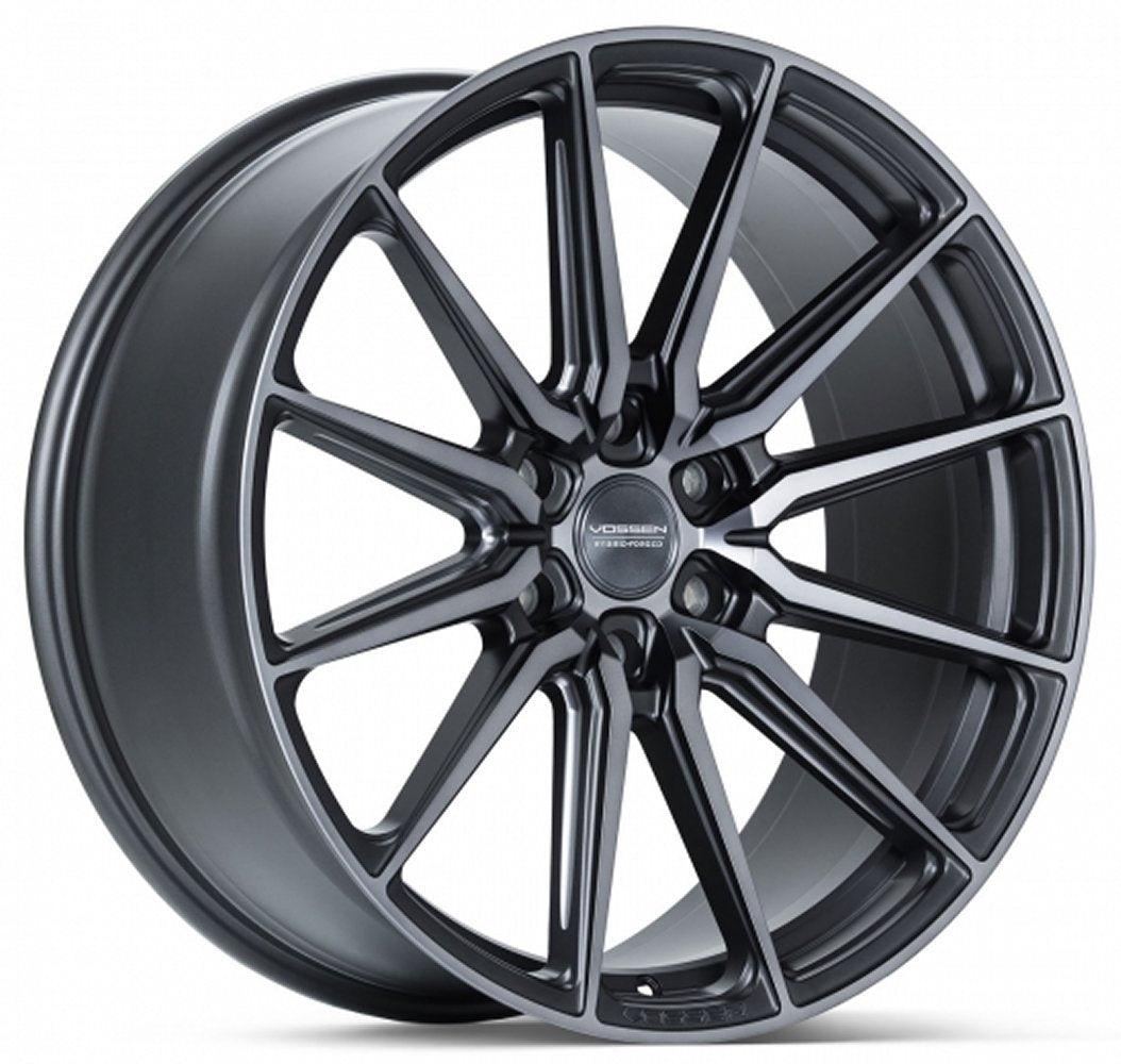 20x9.5 Vossen HF6-1 Tinted Matte Gunmetal (Hybrid Forged) (Deep Concave) 6x135 15mm - Flex Offroad