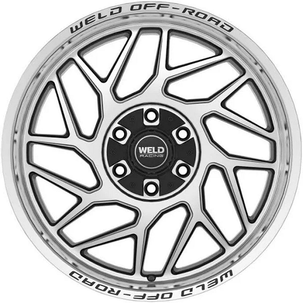 20x9 Weld Off-Road Fulcrum W118 Gloss Black Machined (Rotary Forged) 8x170 0mm