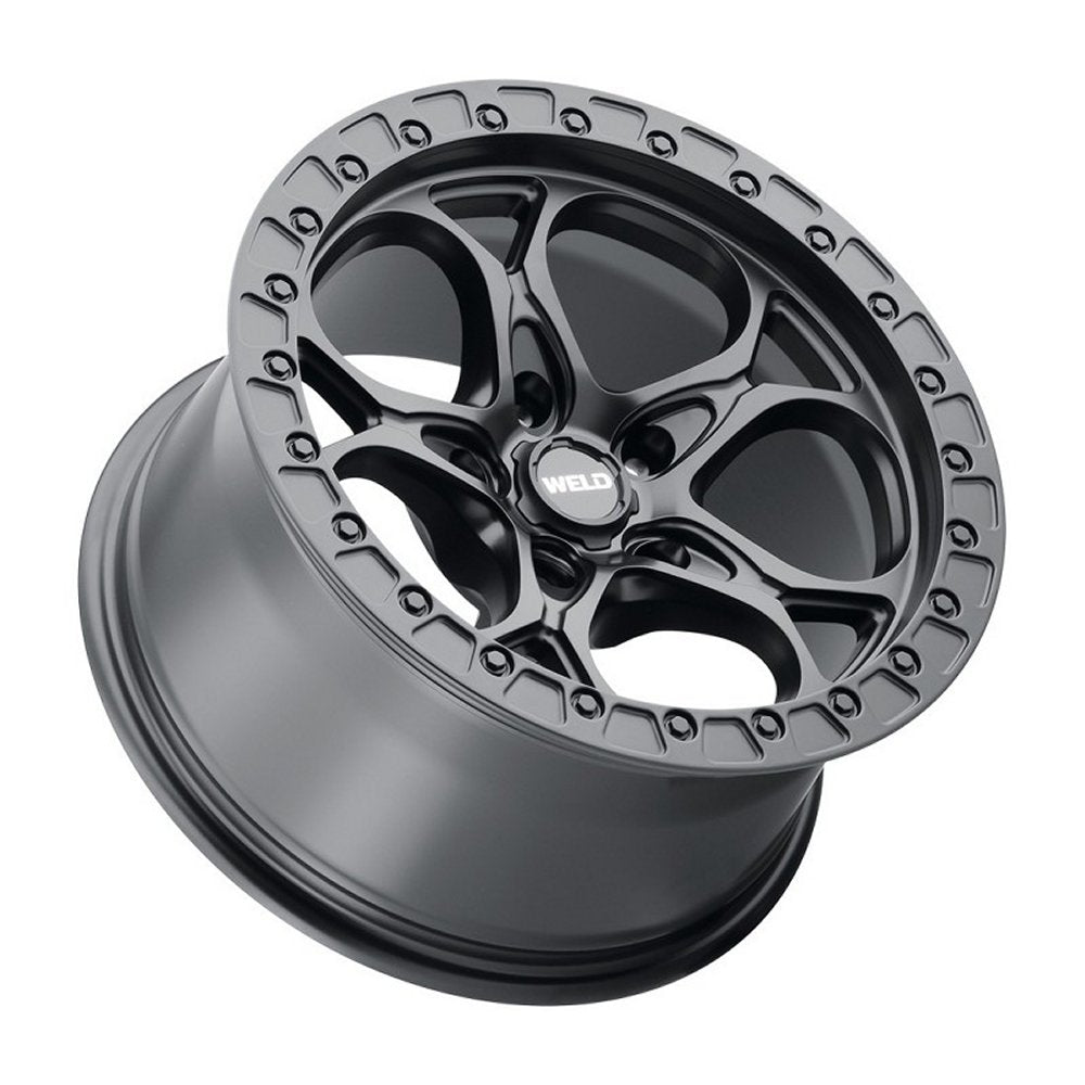 20x10 Weld Off-Road Ledge W108 Satin Black (Rotary Forged) 5x5/127 -18mm - Flex Offroad