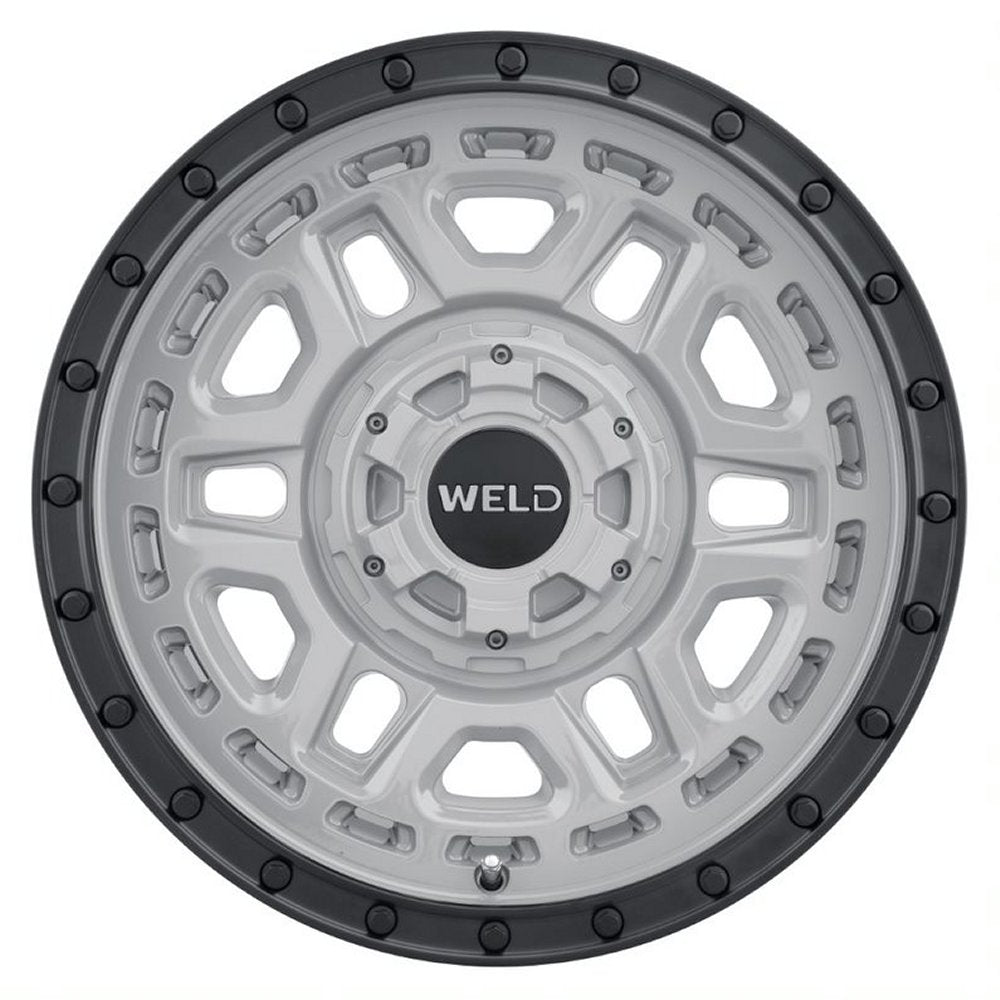 17x9 Weld Off-Road Crux W169 Gloss Armor Gray w/ Satin Black Lip (Rotary Forged) 5x5.5/139.7 5x150 0mm - Flex Offroad