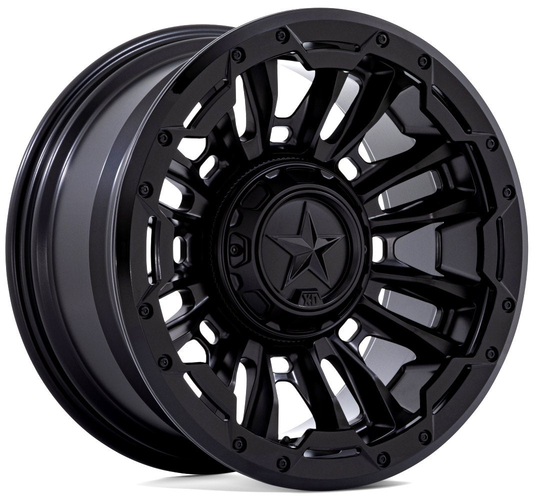 20X9 XD Series XD870 Bomber Matte Black 8x6.5/165 1mm - Flex Offroad