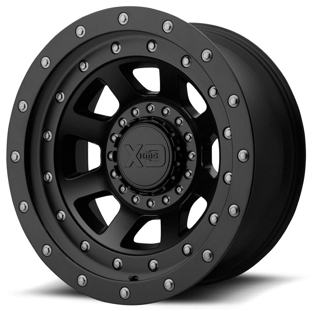 17x9 XD Series XD137 FMJ Satin Black 5x5/127 5x5.5/139.7 -12mm - Flex Offroad
