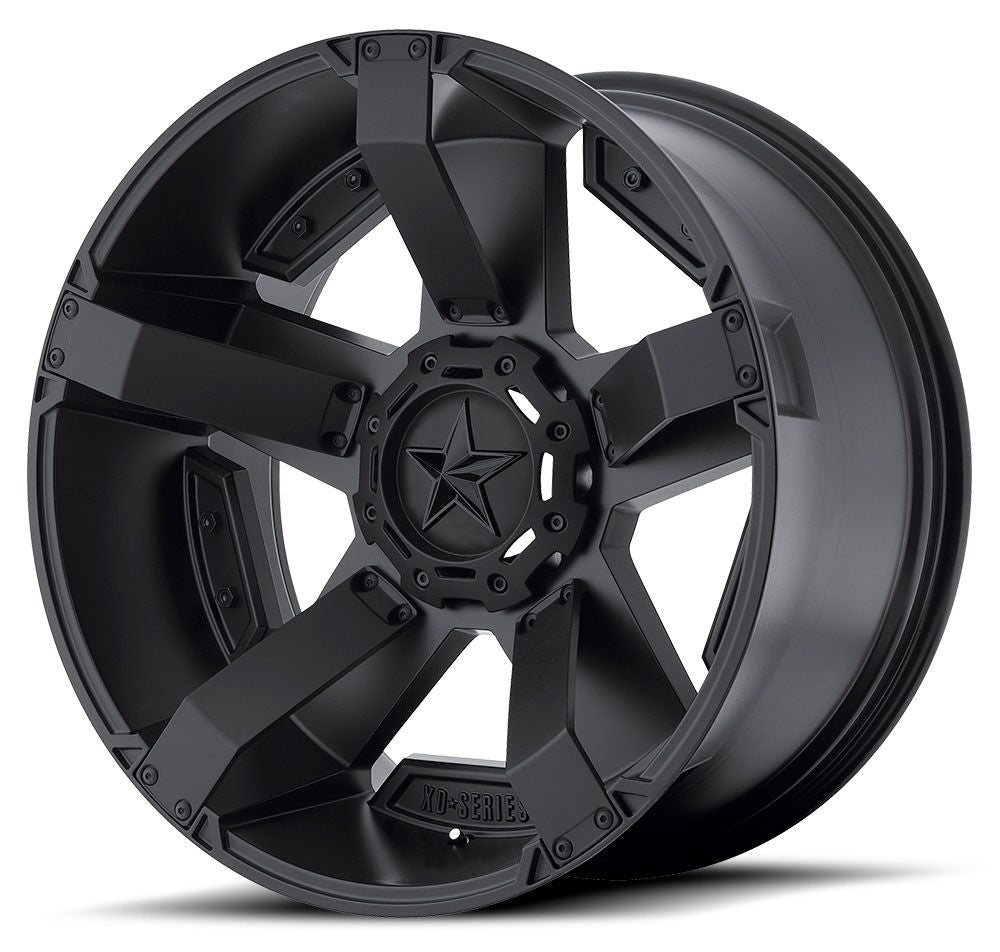 20x9 XD Series XD811 Rockstar II All Matte Black 6x135 6x5.5/139.7 -12mm - Flex Offroad