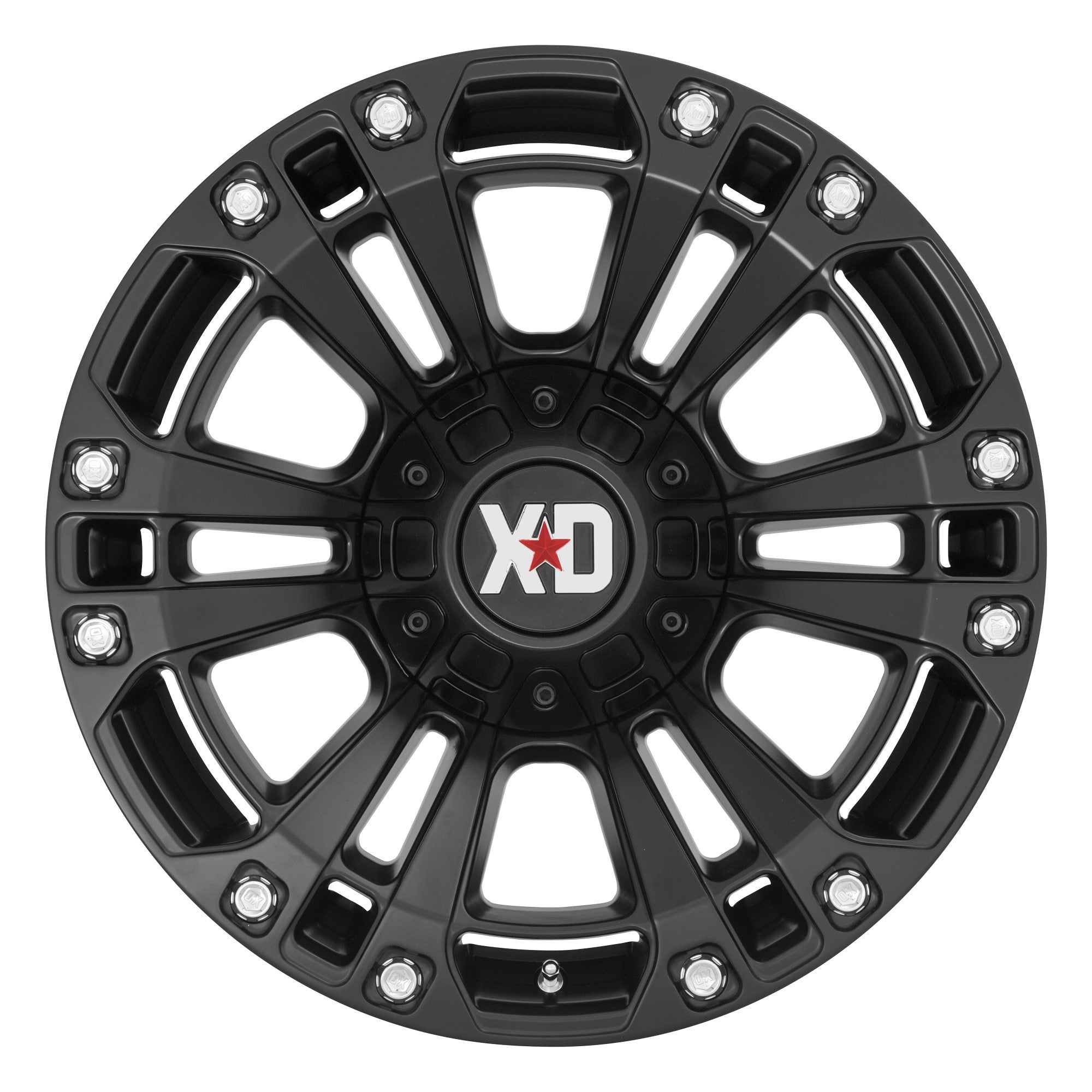 (Clearance - No Returns) 20x10 XD Series XD851 Monster 3 Satin Black 5x5/127 5x5.5/139.7 -18mm