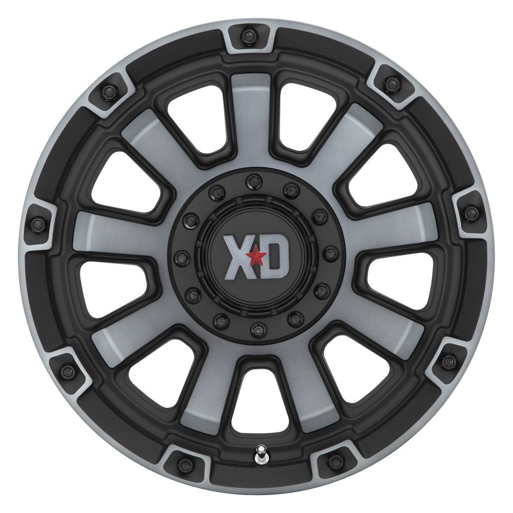 17x9 XD Series XD852 Gauntlet Satin Black w/ Gray Tint 6x135 6x5.5/139.7 0mm - Flex Offroad