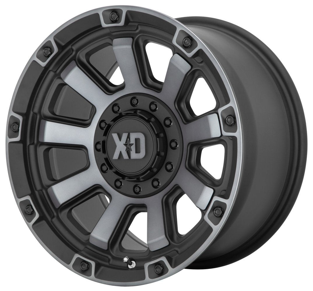 17x9 XD Series XD852 Gauntlet Satin Black w/ Gray Tint 6x135 6x5.5/139.7 0mm - Flex Offroad