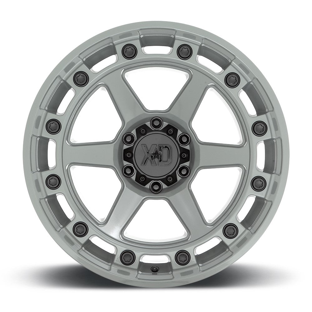(Clearance - No Returns) 20x10 XD Series XD862 Raid Cement 5x5/127 -18mm - Flex Offroad
