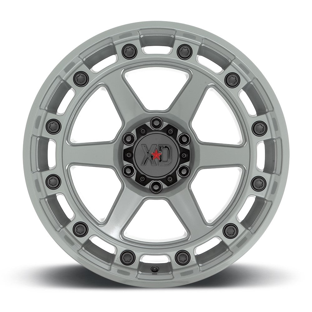 (Clearance - No Returns) 20x10 XD Series XD862 Raid Cement 5x5/127 -18mm - Flex Offroad