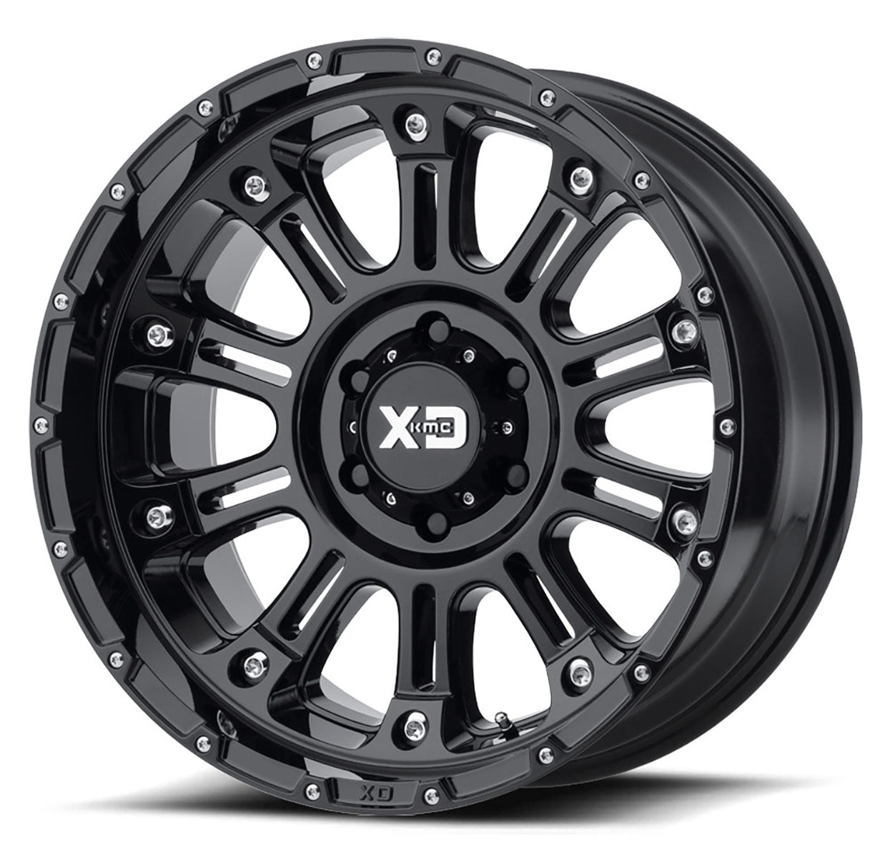 17x9 XD Series XD829 Hoss II Gloss Black 5x5/127 -12mm - Flex Offroad